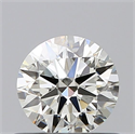 Natural Diamond 0.49 Carats, Round with Very Good Cut, K Color, VS2 Clarity and Certified by GIA