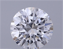 Natural Diamond 0.43 Carats, Round with Excellent Cut, D Color, VS2 Clarity and Certified by GIA