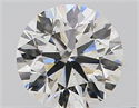 Natural Diamond 0.40 Carats, Round with Very Good Cut, F Color, VS2 Clarity and Certified by GIA