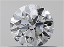 Natural Diamond 0.40 Carats, Round with Excellent Cut, I Color, SI1 Clarity and Certified by GIA