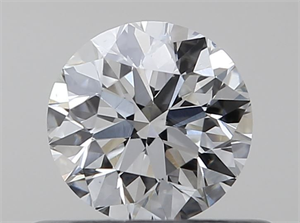 Picture of Natural Diamond 0.40 Carats, Round with Excellent Cut, I Color, SI1 Clarity and Certified by GIA