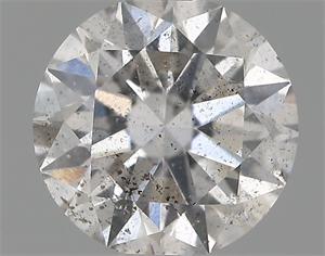 Picture of Natural Diamond 0.60 Carats, Round with Excellent Cut, F Color, I1 Clarity and Certified by IGI