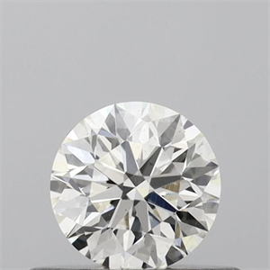 Picture of Natural Diamond 0.40 Carats, Round with Excellent Cut, E Color, VS2 Clarity and Certified by IGI