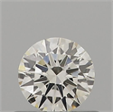 Natural Diamond 0.40 Carats, Round with Excellent Cut, J Color, VVS1 Clarity and Certified by GIA