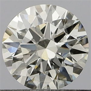 Picture of Natural Diamond 0.45 Carats, Round with Excellent Cut, I Color, VS1 Clarity and Certified by GIA