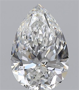 Picture of Natural Diamond 1.51 Carats, Pear with  Cut, F Color, VS2 Clarity and Certified by GIA