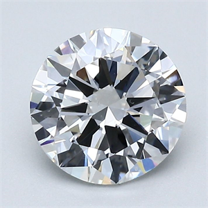 Picture of Natural Diamond 1.50 Carats, Round with Very Good Cut, E Color, VS2 Clarity and Certified by GIA