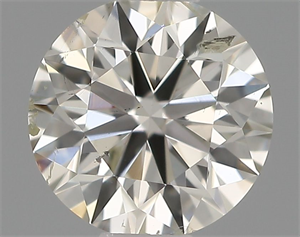 Picture of Natural Diamond 0.46 Carats, Round with Excellent Cut, I Color, SI2 Clarity and Certified by IGI