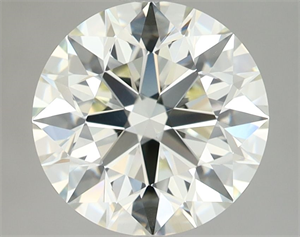 Picture of Natural Diamond 3.00 Carats, Round with Excellent Cut, K Color, VVS2 Clarity and Certified by IGI