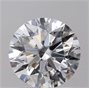 Natural Diamond 1.51 Carats, Round with Excellent Cut, E Color, VVS2 Clarity and Certified by GIA