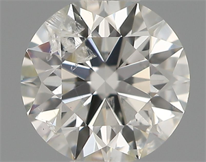 Picture of Natural Diamond 0.40 Carats, Round with Excellent Cut, I Color, I1 Clarity and Certified by IGI