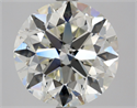 Natural Diamond 3.01 Carats, Round with Very Good Cut, J Color, SI1 Clarity and Certified by GIA