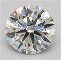 Natural Diamond 5.03 Carats, Round with Excellent Cut, J Color, VS1 Clarity and Certified by GIA