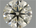 Natural Diamond 0.40 Carats, Round with Very Good Cut, K Color, SI1 Clarity and Certified by IGI