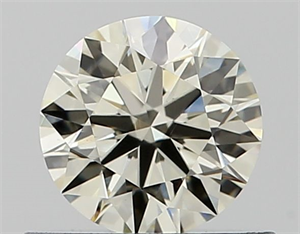 Picture of Natural Diamond 0.51 Carats, Round with Excellent Cut, J Color, VS1 Clarity and Certified by IGI