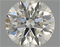 Natural Diamond 0.50 Carats, Round with Excellent Cut, I Color, VS2 Clarity and Certified by IGI