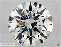 Natural Diamond 0.50 Carats, Round with Excellent Cut, I Color, SI2 Clarity and Certified by GIA