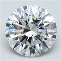 Natural Diamond 5.52 Carats, Round with Excellent Cut, G Color, SI2 Clarity and Certified by GIA