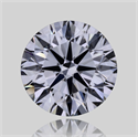 Natural Diamond 2.11 Carats, Round with Excellent Cut, G Color, VVS1 Clarity and Certified by GIA