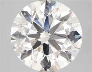 Picture of Natural Diamond 3.51 Carats, Round with Excellent Cut, K Color, VS2 Clarity and Certified by GIA