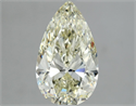 Natural Diamond 1.75 Carats, Pear with  Cut, K Color, VS2 Clarity and Certified by IGI