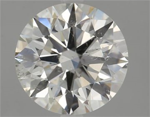 Picture of Natural Diamond 2.04 Carats, Round with Excellent Cut, J Color, SI2 Clarity and Certified by GIA