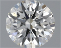 Natural Diamond 0.50 Carats, Round with Excellent Cut, I Color, VS2 Clarity and Certified by IGI