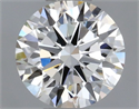 Natural Diamond 0.41 Carats, Round with Excellent Cut, H Color, VS1 Clarity and Certified by GIA