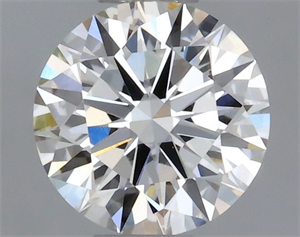 Picture of Natural Diamond 0.41 Carats, Round with Excellent Cut, H Color, VS1 Clarity and Certified by GIA