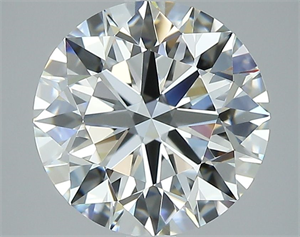 Picture of Natural Diamond 3.11 Carats, Round with Excellent Cut, G Color, IF Clarity and Certified by GIA