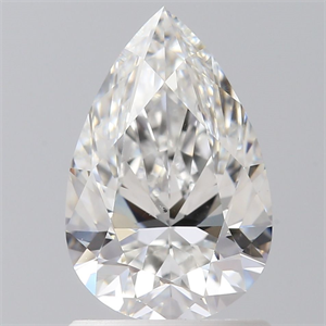 Picture of Natural Diamond 1.20 Carats, Pear with  Cut, F Color, VS2 Clarity and Certified by GIA