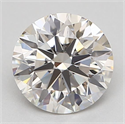 Natural Diamond 0.57 Carats, Round with Excellent Cut, J Color, VS2 Clarity and Certified by GIA