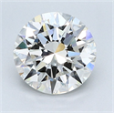 Natural Diamond 2.01 Carats, Round with Excellent Cut, I Color, VVS2 Clarity and Certified by GIA