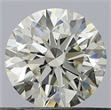 Natural Diamond 0.50 Carats, Round with Excellent Cut, J Color, VS1 Clarity and Certified by GIA