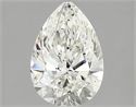 Natural Diamond 1.70 Carats, Pear with  Cut, H Color, SI1 Clarity and Certified by IGI