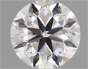 Natural Diamond 0.40 Carats, Round with Very Good Cut, E Color, VVS1 Clarity and Certified by GIA