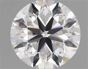 Picture of Natural Diamond 0.40 Carats, Round with Very Good Cut, E Color, VVS1 Clarity and Certified by GIA