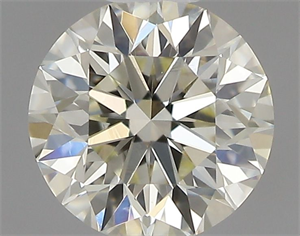 Picture of Natural Diamond 0.40 Carats, Round with Excellent Cut, K Color, VVS2 Clarity and Certified by IGI