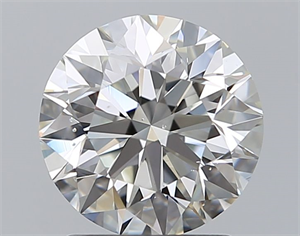 Picture of Natural Diamond 1.70 Carats, Round with Excellent Cut, I Color, VS2 Clarity and Certified by GIA