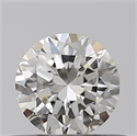 Natural Diamond 0.40 Carats, Round with Very Good Cut, K Color, IF Clarity and Certified by GIA