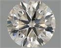 Natural Diamond 0.51 Carats, Round with Very Good Cut, J Color, SI2 Clarity and Certified by IGI