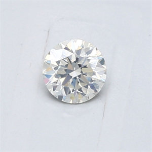 Picture of Natural Diamond 0.40 Carats, Round with Good Cut, I Color, I1 Clarity and Certified by GIA