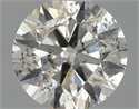 Natural Diamond 0.51 Carats, Round with Excellent Cut, I Color, I1 Clarity and Certified by IGI