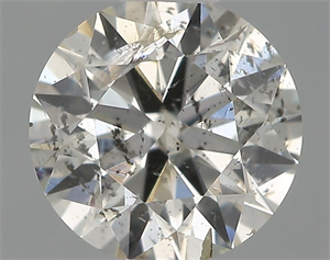 Picture of Natural Diamond 0.51 Carats, Round with Excellent Cut, I Color, I1 Clarity and Certified by IGI