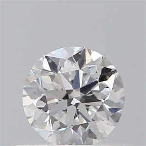 Picture of Natural Diamond 0.40 Carats, Round with Very Good Cut, D Color, SI1 Clarity and Certified by GIA