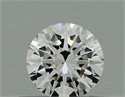 Natural Diamond 0.44 Carats, Round with Excellent Cut, E Color, VS2 Clarity and Certified by GIA