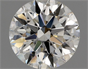 Natural Diamond 1.51 Carats, Round with Excellent Cut, G Color, IF Clarity and Certified by IGI