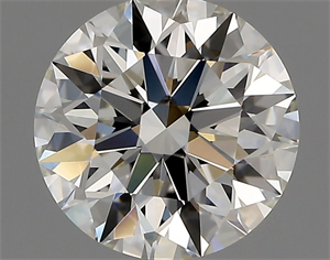 Picture of Natural Diamond 1.51 Carats, Round with Excellent Cut, G Color, IF Clarity and Certified by IGI