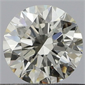 Natural Diamond 0.42 Carats, Round with Excellent Cut, I Color, VVS2 Clarity and Certified by GIA