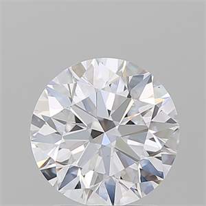 Picture of Natural Diamond 2.03 Carats, Round with Excellent Cut, D Color, VS2 Clarity and Certified by GIA